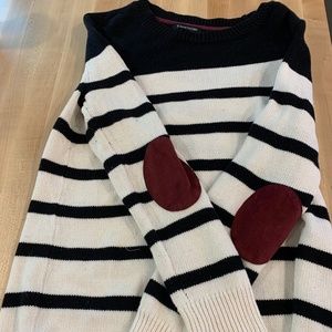 41 Hawthorne Breton Cotton Blend Faux Suede Elbow